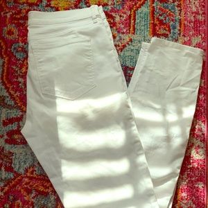 Loft White Modern Skinny Jeans